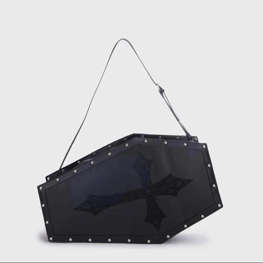 Dolls Kill Coffin Weekender bag